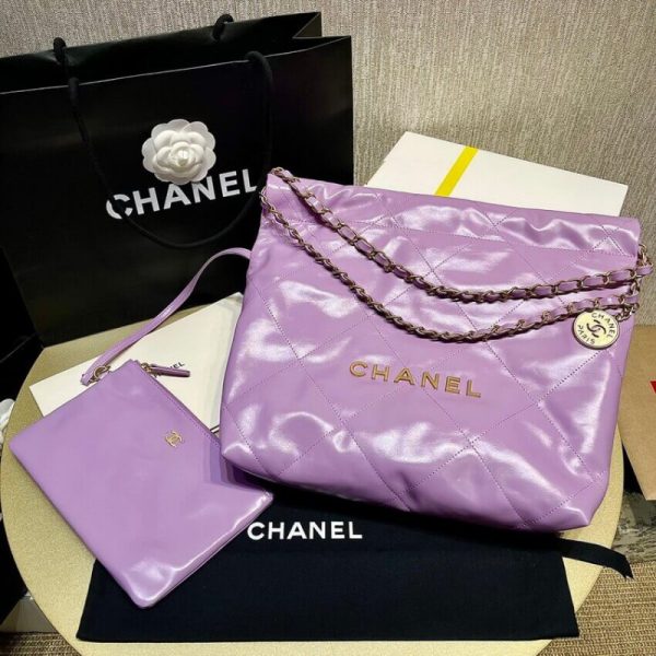 Replica Chanel 22 Bag Shiny Calfskin As3261 Luxury Style - Image 5