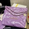 Best Replicas Bags - Replica Chanel 22 Bag Shiny Calfskin As3261 Luxury Style Shop For Best Louis Vuitton LV Replica Bags With Cheap Price