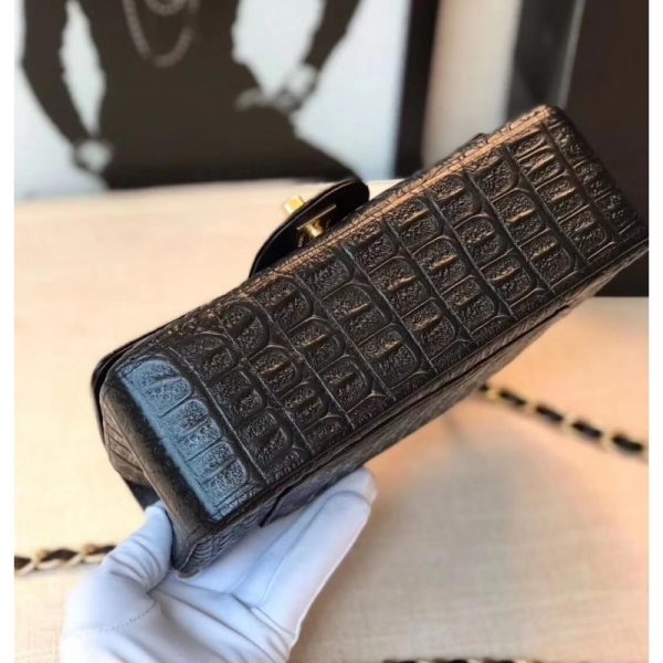 Replica Chanel Alligator Flap Classic Bag 1116 - Image 4