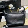 Best Replicas Bags - Replica Chanel Black Calfskin Hobo Bag As2910 Shop For Best Louis Vuitton LV Replica Bags With Cheap Price