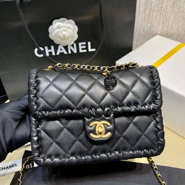 Chanel Replica Braided Calfskin Flap Bag AS6075 - Image 3