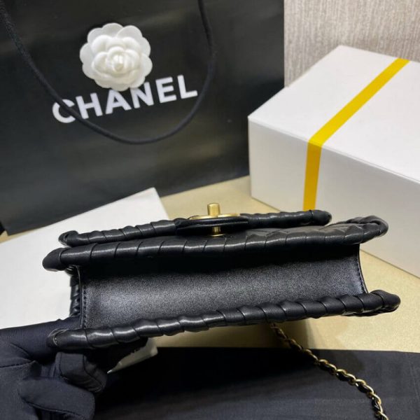 Chanel Replica Braided Calfskin Flap Bag AS6075 - Image 6