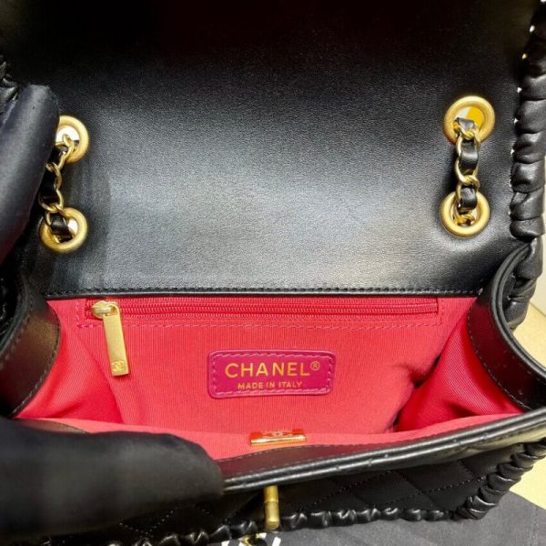 Chanel Replica Braided Calfskin Flap Bag AS6075 - Image 9