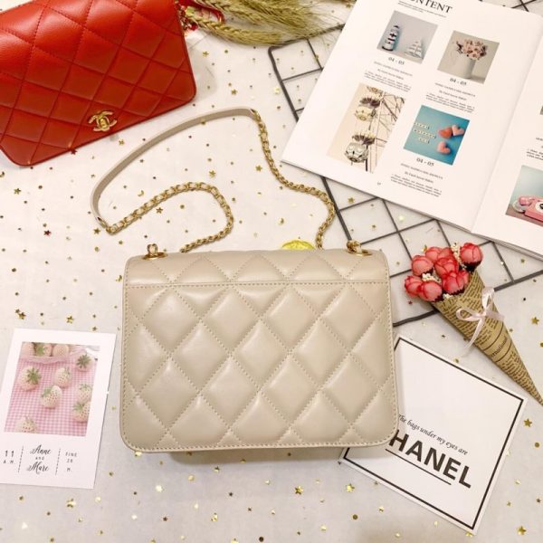 Replica Chanel Calf Leather Single Flap Bag – As8869 - Image 2