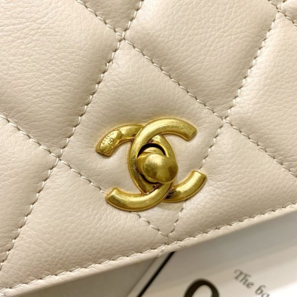 Replica Chanel Calf Leather Single Flap Bag – As8869 - Image 3
