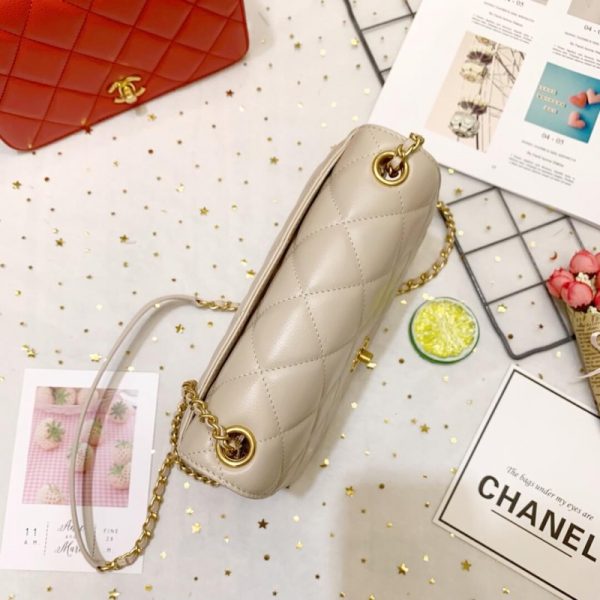 Replica Chanel Calf Leather Single Flap Bag – As8869 - Image 4
