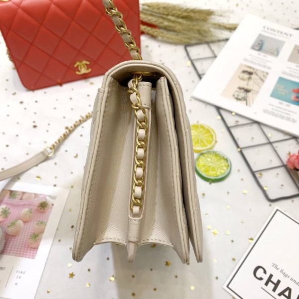 Replica Chanel Calf Leather Single Flap Bag – As8869 - Image 6