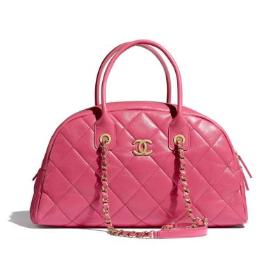 Chanel Calfskin Bowling Bag Replica - Style As2223