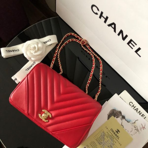 Chanel Calfskin Mini Flap Bag Replica – A91586 - Image 2