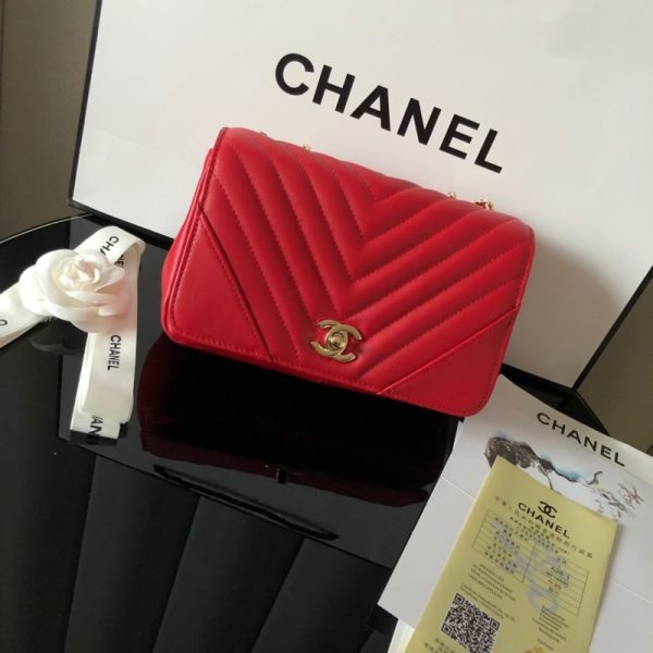 Chanel Calfskin Mini Flap Bag Replica – A91586 - Image 3
