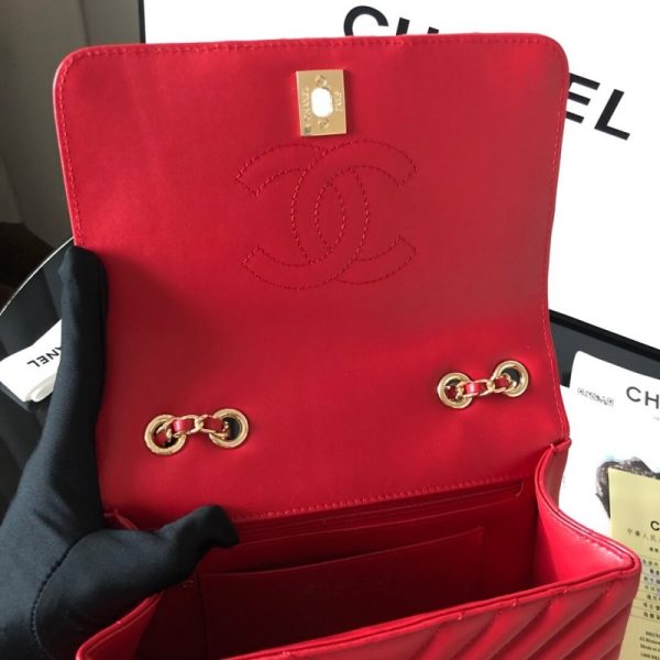 Chanel Calfskin Mini Flap Bag Replica – A91586 - Image 8