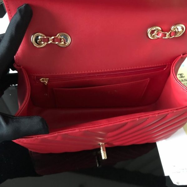 Chanel Calfskin Mini Flap Bag Replica – A91586 - Image 9