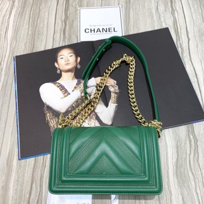Chanel Calfskin Small Boy Replica Handbag A67085