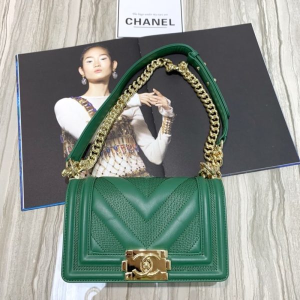 Chanel Calfskin Small Boy Replica Handbag A67085 - Image 2