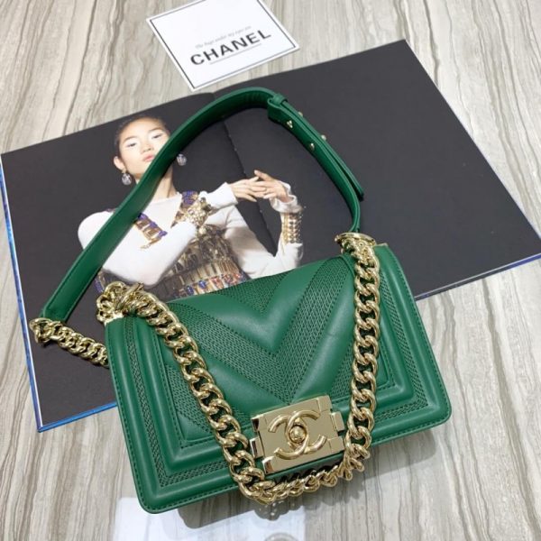 Chanel Calfskin Small Boy Replica Handbag A67085 - Image 5