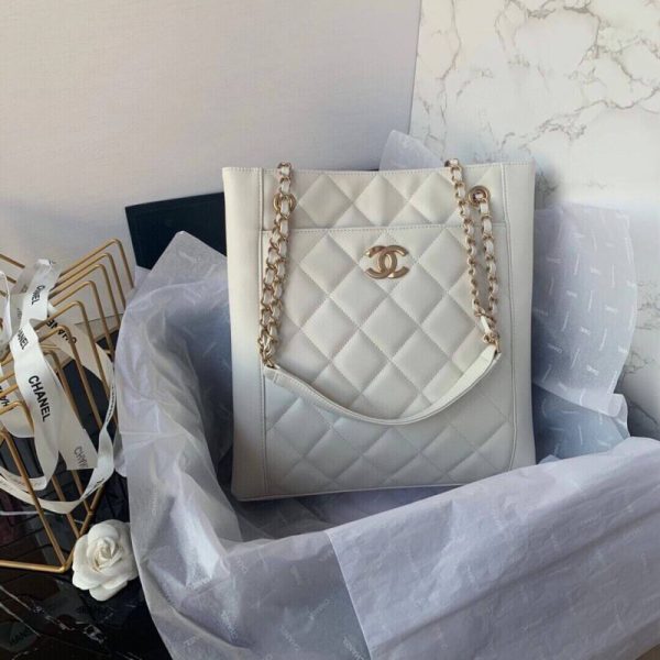 Chanel Calfskin Tote - Replica Small As2295 - Image 2