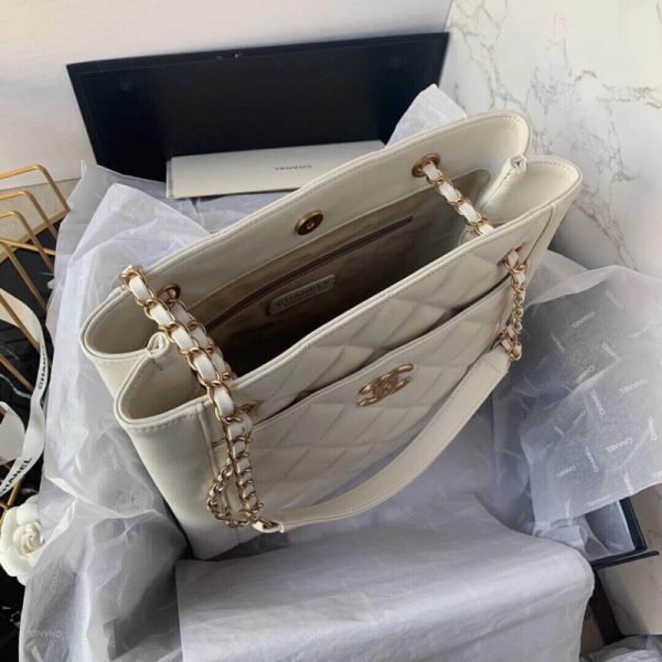 Chanel Calfskin Tote - Replica Small As2295 - Image 6