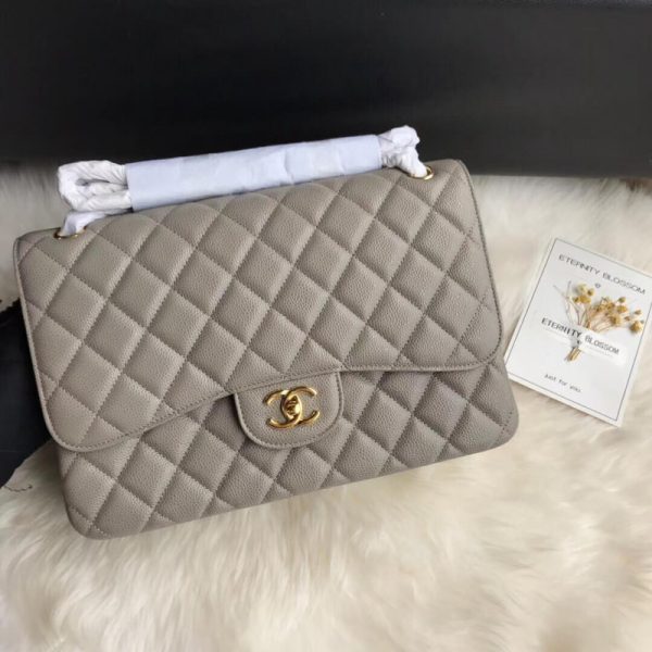 Replica Chanel Caviar Classic Flap Bag 30Cm A01113 - Image 3