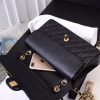 Best Replicas Bags - Black Replica Chanel Caviar Classic Flap Bag A01112 Shop For Best Louis Vuitton LV Replica Bags With Cheap Price