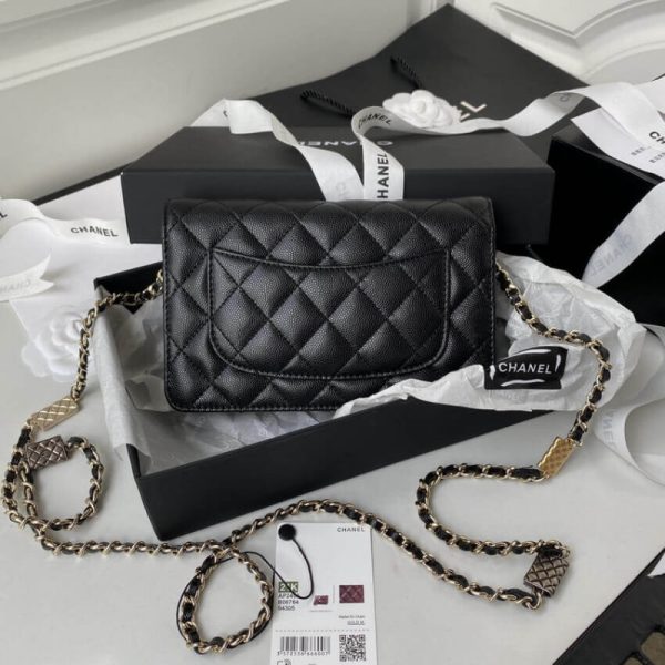Chanel Caviar WOC Replica Wallet on Chain AP2400 - Image 2