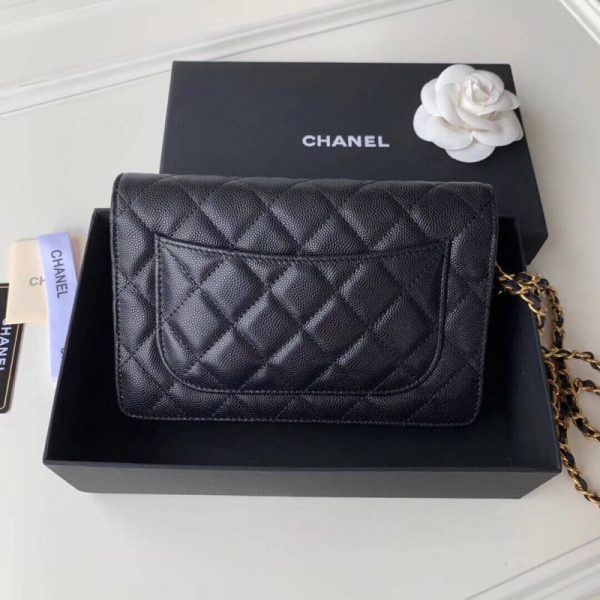 Chanel Caviar Quilted WOC Wallet Replica A33814 - Image 3