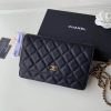 Best Replicas Bags - Chanel Caviar Quilted WOC Wallet Replica A33814 Shop For Best Louis Vuitton LV Replica Bags With Cheap Price