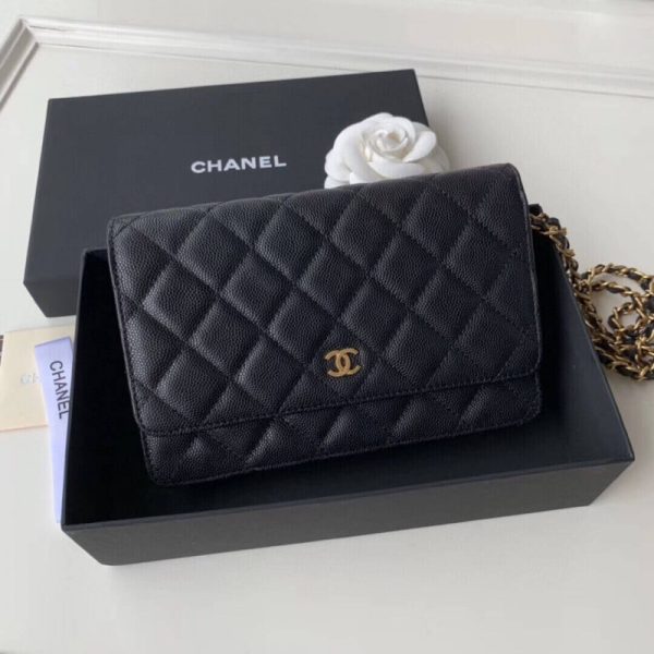 Chanel Caviar Quilted WOC Wallet Replica A33814 - Image 5