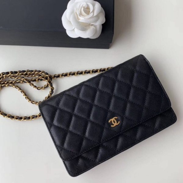 Chanel Caviar Quilted WOC Wallet Replica A33814