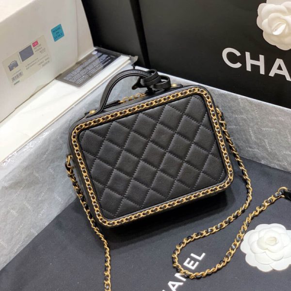 Chanel Replica CC Filigree Small Vanity Bag with Chain - Image 5
