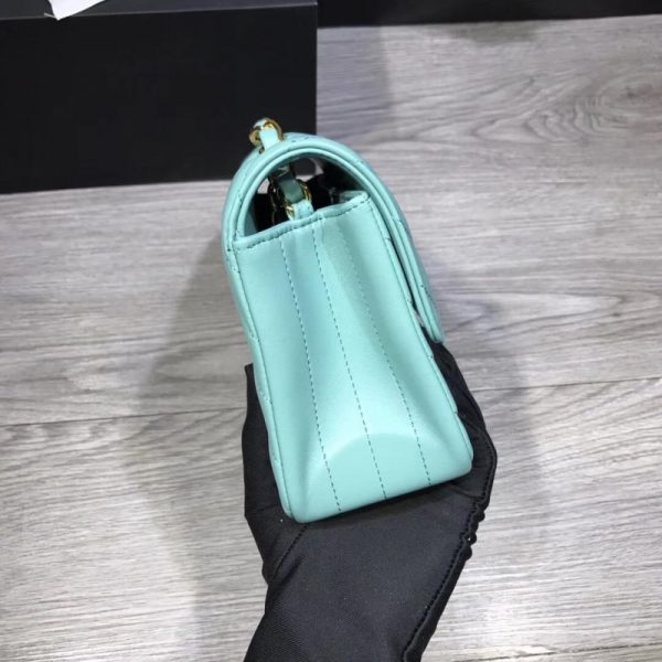 Replica Chanel Chevron Lambskin 20Cm Classic Flap Bag - Image 5