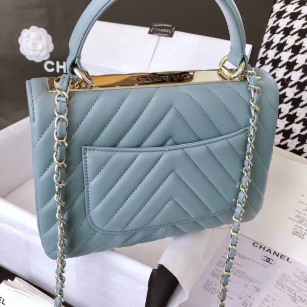 Replica Chanel Chevron Quilted Small Trendy CC Bag - Image 7