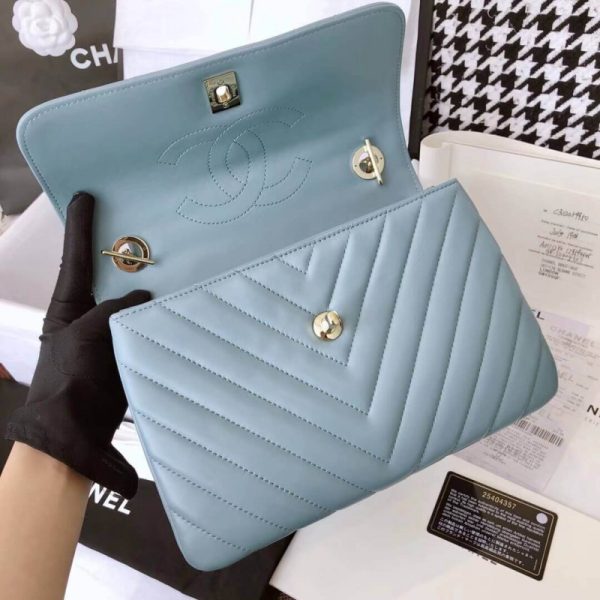 Replica Chanel Chevron Quilted Small Trendy CC Bag - Image 8