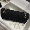 Best Replicas Bags - Chanel Classic Flap Replica in Black Tweed – Timeless Elegance Shop For Best Louis Vuitton LV Replica Bags With Cheap Price