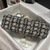 Best Replicas Bags - Chanel Classic Flap Black/Beige Glitter Tweed Replica 1112 Shop For Best Louis Vuitton LV Replica Bags With Cheap Price