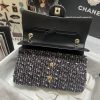 Best Replicas Bags - Replica Chanel Navy Blue Multicolor Glitter Tweed Flap Bag Shop For Best Louis Vuitton LV Replica Bags With Cheap Price