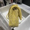 Best Replicas Bags - Chanel Classic Flap Bag Replica - Yellow Tweed 1112 Shop For Best Louis Vuitton LV Replica Bags With Cheap Price