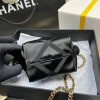 Best Replicas Bags - Black Replica Chanel Nylon Grosgrain Clutch with Chain Ap2669 Shop For Best Louis Vuitton LV Replica Bags With Cheap Price