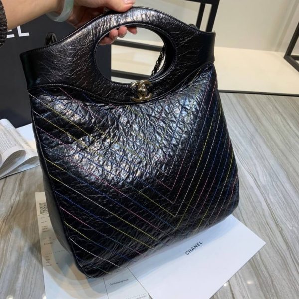 Replica Chanel Crumpled Calfskin 31 Shopping Bag 0091 - Image 2