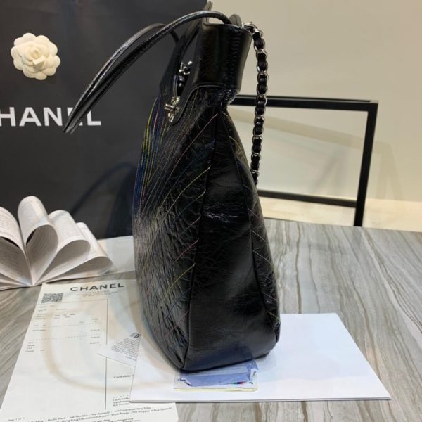 Replica Chanel Crumpled Calfskin 31 Shopping Bag 0091 - Image 5