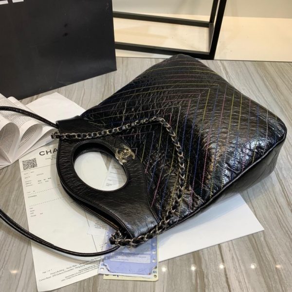 Replica Chanel Crumpled Calfskin 31 Shopping Bag 0091 - Image 6