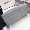 Best Replicas Bags - Chanel Deauville Tote Replica in Ash Grey Canvas, 38cm Shop For Best Louis Vuitton LV Replica Bags With Cheap Price