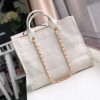 Best Replicas Bags - Replica Chanel Deauville 38Cm Canvas Tote – Beige/White A66941 Shop For Best Louis Vuitton LV Replica Bags With Cheap Price
