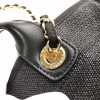 Best Replicas Bags - Chanel Deauville Tote 38cm Black/Grey Canvas Replica A66941 Shop For Best Louis Vuitton LV Replica Bags With Cheap Price