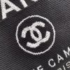 Best Replicas Bags - Chanel Deauville Tote 38Cm Replica Black/White Canvas Bag A66941 Shop For Best Louis Vuitton LV Replica Bags With Cheap Price