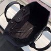 Best Replicas Bags - Chanel Deauville Tote 38Cm Replica Black/White Canvas Bag A66941 Shop For Best Louis Vuitton LV Replica Bags With Cheap Price