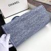 Best Replicas Bags - Replica Chanel Deauville Tote 38cm Blue Jacquard Canvas Bag Shop For Best Louis Vuitton LV Replica Bags With Cheap Price