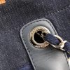 Best Replicas Bags - Replica Chanel Deauville Tote 38cm Denim Blue/Orange Canvas Bag Shop For Best Louis Vuitton LV Replica Bags With Cheap Price