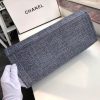 Best Replicas Bags - Replica Chanel Deauville Tote 38cm Canvas Bag - Grey Blue Shop For Best Louis Vuitton LV Replica Bags With Cheap Price
