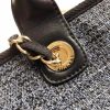 Best Replicas Bags - Replica Chanel Deauville Tote 38cm Canvas Bag - Grey Blue Shop For Best Louis Vuitton LV Replica Bags With Cheap Price