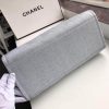 Best Replicas Bags - Chanel Deauville Tote Replica 38cm Light Grey/Black Canvas Bag Shop For Best Louis Vuitton LV Replica Bags With Cheap Price